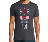 Camiseta Hombre Manga Corta NO QUIERO SER COMO TU modelo 2 laTostadora