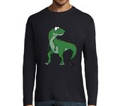 Camiseta Hombre Manga Larga Tiranosaurio manga larga hombre laTostadora