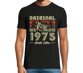 Camiseta Hombre Manga Corta 50 años 1975 vintage aniversario retro laTostadora