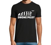 Camiseta Hombre Manga Corta evolución de drones laTostadora