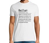 Camiseta Hombre Manga Corta Descripción de bailar laTostadora