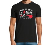 Camiseta Hombre Manga Corta Kayak Kayaker Kayaking Canoe Boat Watersport laTostadora