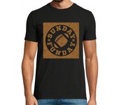 Camiseta Hombre Manga Corta domingo divertido laTostadora