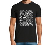 Camiseta Hombre Manga Corta amante de las bicicletas laTostadora
