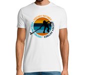 Camiseta Hombre Manga Corta Hockey Patines - Redonda Niño laTostadora