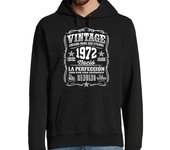 Sudadera Con Capucha Para Hombre Nacidos en 1972 Vintage 52 Años Regalo 52 Cumpleaños laTostadora
