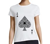 Camiseta Mujer Manga Corta as de espadas especiales laTostadora