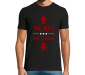 Camiseta Hombre Manga Corta el hombre la leyenda de la camiseta del humor laTostadora