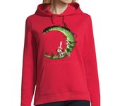 Sudadera Con Capucha Para Mujer Casita en la Luna II laTostadora
