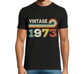 Camiseta Hombre Manga Corta vintage 1973 - cumpleaños 1973 laTostadora