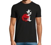 Camiseta Hombre Manga Corta Bushido kanji laTostadora