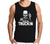 Camiseta Hombre Sin Mangas conductor de camión laTostadora