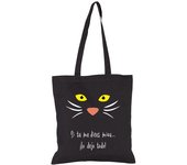 Bolsa De Tela bolso gato Si tu me dices miau, lo dejo todo laTostadora