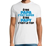 Camiseta Hombre Manga Corta ser abuelo es la parte superior laTostadora
