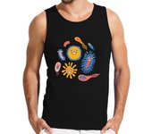 Camiseta Hombre Sin Mangas divertidas bacterias microbiología quím laTostadora