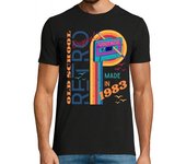 Camiseta Hombre Manga Corta Cassette vintage de la vieja escuela de laTostadora