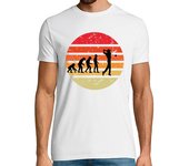 Camiseta Hombre Manga Corta evolución del hombre golf camiseta hombre laTostadora
