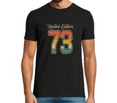 Camiseta Hombre Manga Corta Retro Limited Edition 49 Vintage 1973 laTostadora