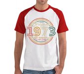 Camiseta Hombre Estilo Béisbol original 1973 vintage cumpleaños 1973 laTostadora