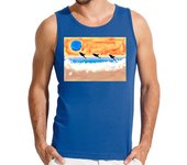 Camiseta Hombre Sin Mangas orcas y luna laTostadora