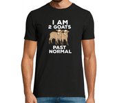 Camiseta Hombre Manga Corta Goats I Am 2 Goats Past Normal laTostadora