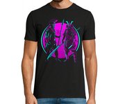 Camiseta Hombre Manga Corta Retro Spartan vs Samurai laTostadora