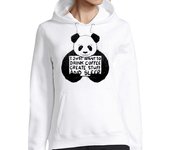 Sudadera Con Capucha Para Mujer sólo quiero ... sudadera con capucha laTostadora