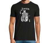 Camiseta Hombre Manga Corta Joker on wheels Camiseta manga corta hombre laTostadora