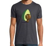 Camiseta Hombre Manga Corta Aguacate mochilero camiseta hombre laTostadora