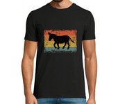 Camiseta Hombre Manga Corta Vintage Donkey Mule Animal Gift laTostadora