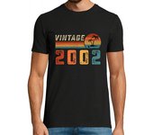 Camiseta Hombre Manga Corta regalo de cumpleaños 22 años retro vint laTostadora