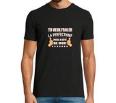 Camiseta Hombre Manga Corta camiseta de hombre rozando la perfección laTostadora