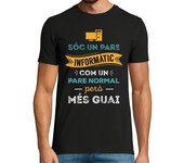 Camiseta Hombre Manga Corta Sóc Un Pare Informàtic Com Un Pare Normal Però Més Guai, Català laTostadora