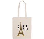 Bolsa De Tela bolso de mujer tote bag, visita paris y la torre eiffel. parís es una fiesta, parís de noche, todo laTostadora