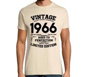 Camiseta Hombre Manga Corta vintage 1966 envejecido a la perfección original laTostadora