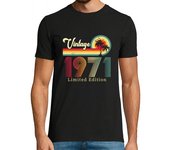 Camiseta Hombre Manga Corta 1971 edición limitada vintage laTostadora