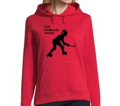 Sudadera Con Capucha Para Mujer Hockey Patines Fem negro laTostadora