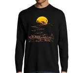 Camiseta Hombre Manga Larga Hombre, manga larga, negra laTostadora
