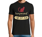 Camiseta Hombre Manga Corta I was normal two cats ago laTostadora