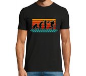 Camiseta Hombre Manga Corta Evolución Del Bowling Regalo Jugador Bolos Deporte Bolera laTostadora