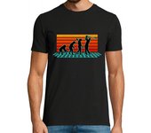 Camiseta Hombre Manga Corta Evolución Del Golf Deporte Regalo Golfista Jugador De Golf laTostadora