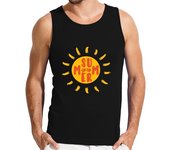 Camiseta Hombre Sin Mangas verano / playa / feliz laTostadora