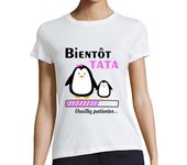Camiseta Mujer Manga Corta pronto tía futura tía laTostadora