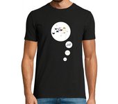 Camiseta Hombre Manga Corta CAMISETA MANGA CORTA HOMBRE NEGRA - J4F CÍRCULOS laTostadora