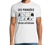 Camiseta Hombre Manga Corta Les Piragües - Camiseta de manga corta laTostadora