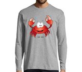 Camiseta Hombre Manga Larga Cangrejo manga larga hombre laTostadora