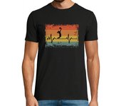 Camiseta Hombre Manga Corta Vintage Heartbeat Volleyball Gift Idea laTostadora