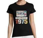 Camiseta Mujer Manga Corta 1975 cumpleaños 50 años vintage laTostadora