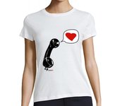 Camiseta Mujer Manga Corta Te quiero laTostadora