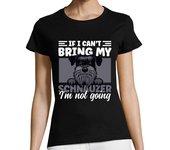 Camiseta Mujer Manga Corta schnauzer papá amante de los perros mini schnauzer perro padre perro papá laTostadora